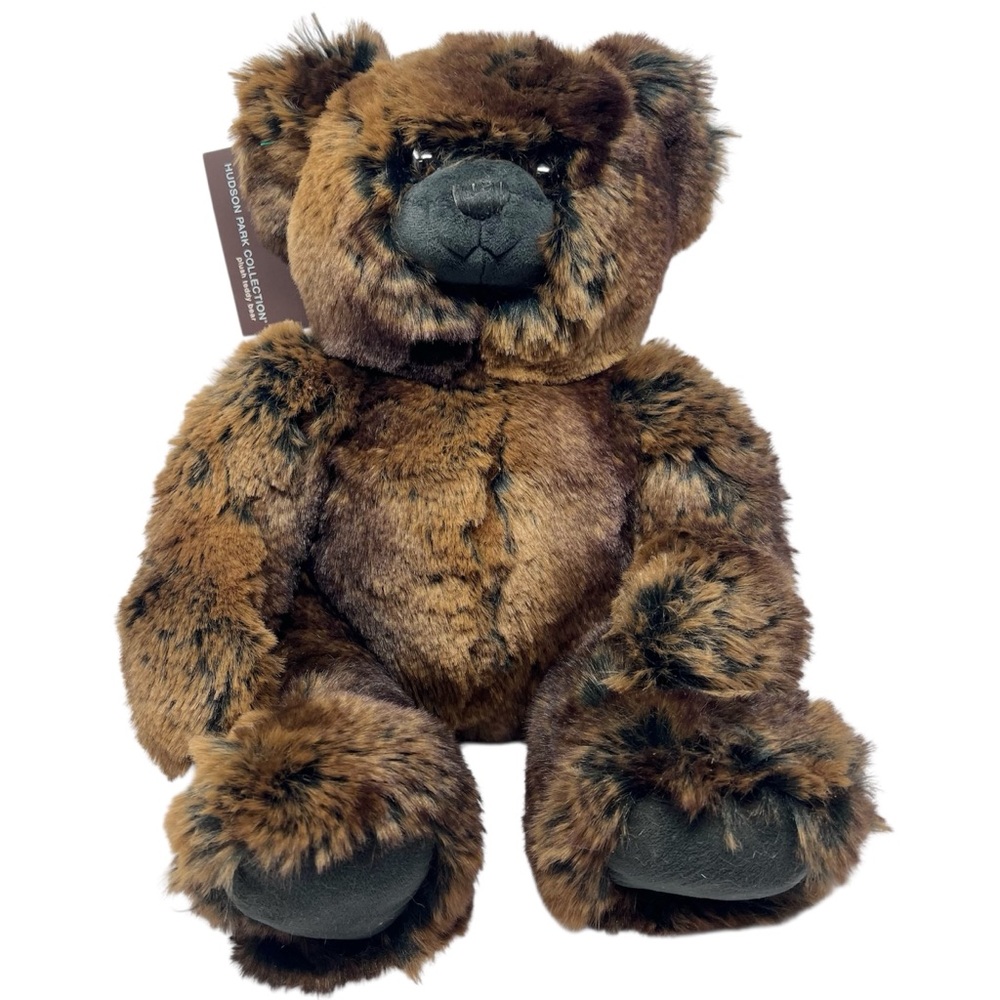 NWT Hudson Park Collection Fur Teddy Bear Sienna Plush Genuine Luxurious